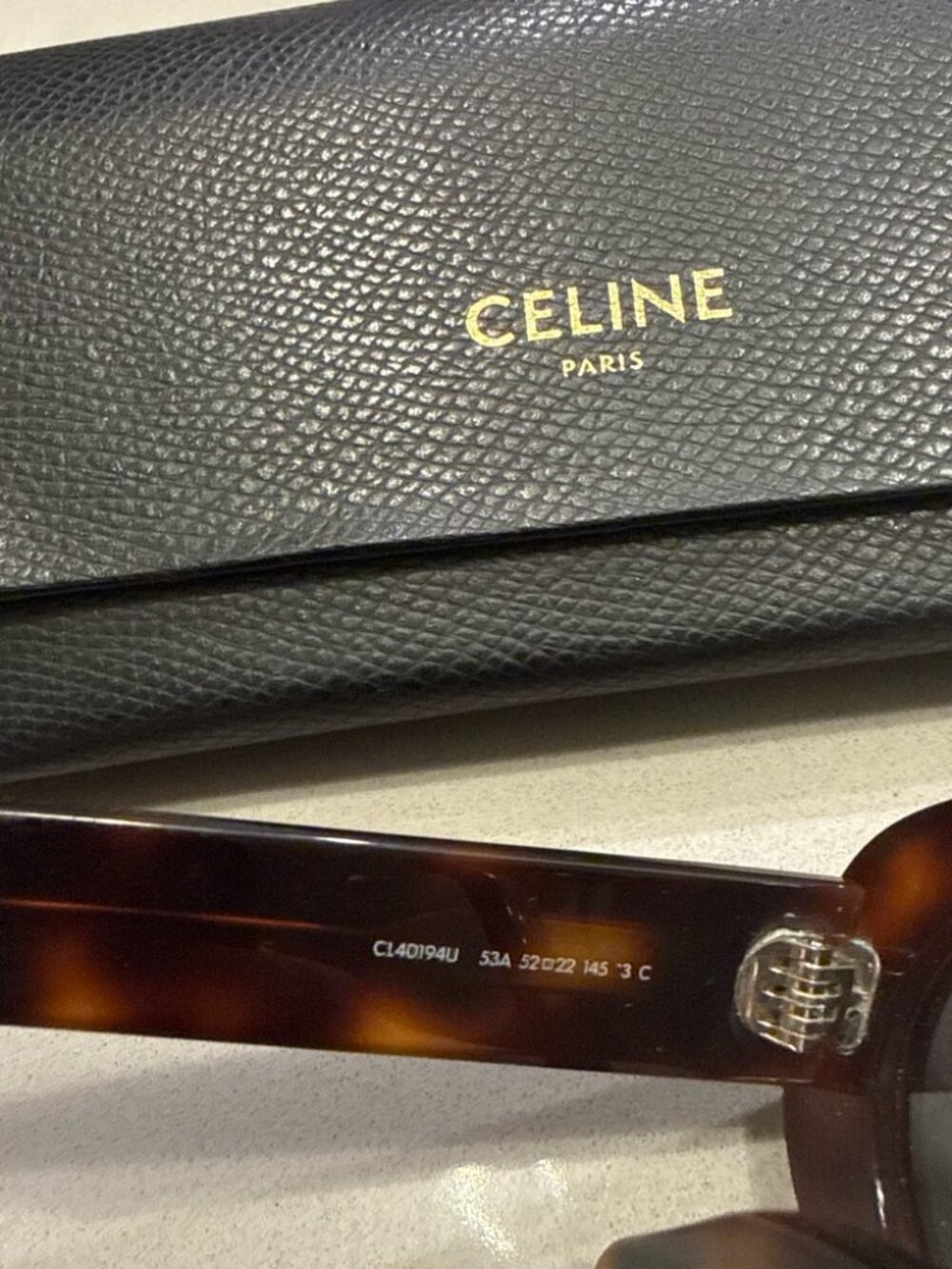 Celine Triomphe oval sunglasses - Picture 3 of 4